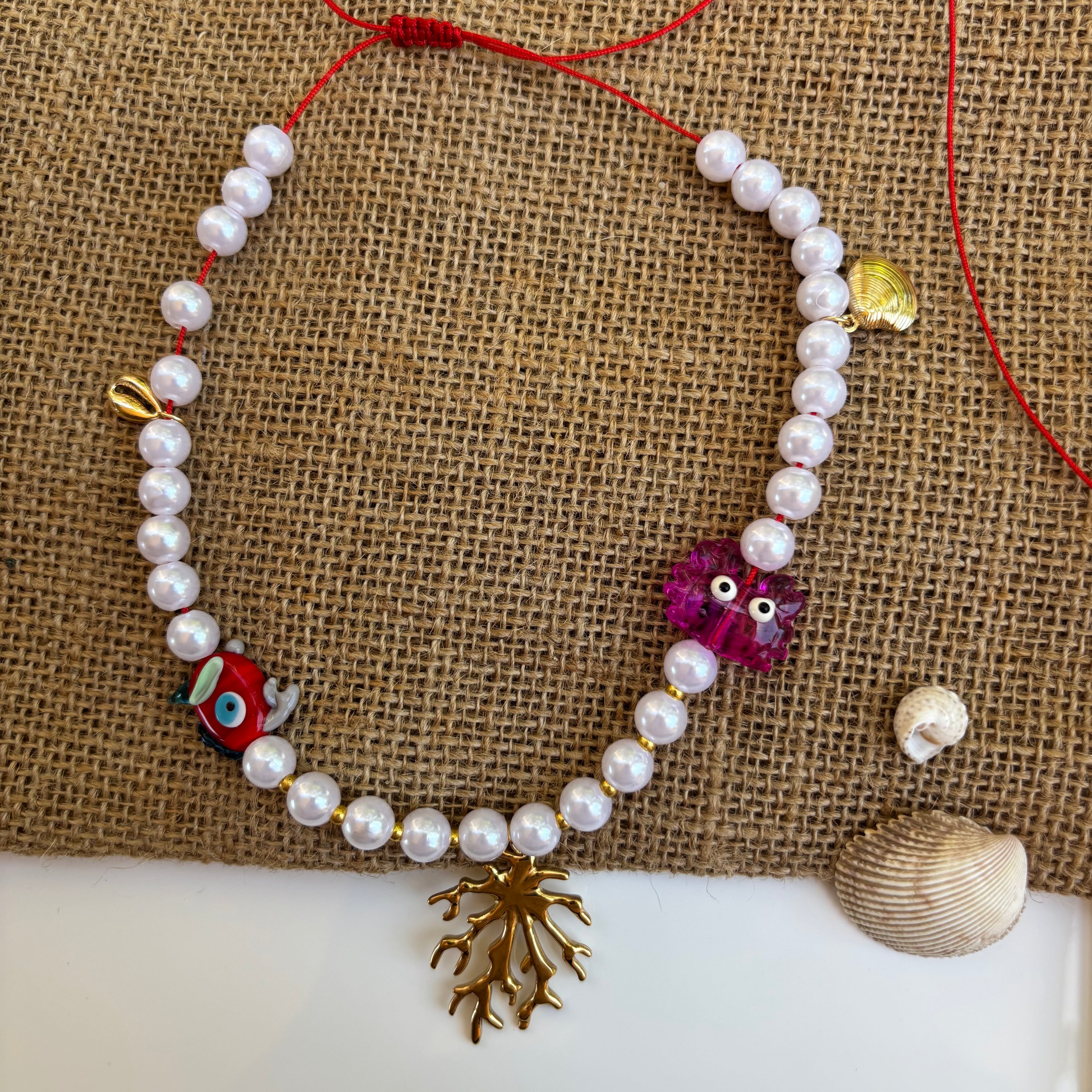 Mar de Perlas Adjustable Necklace