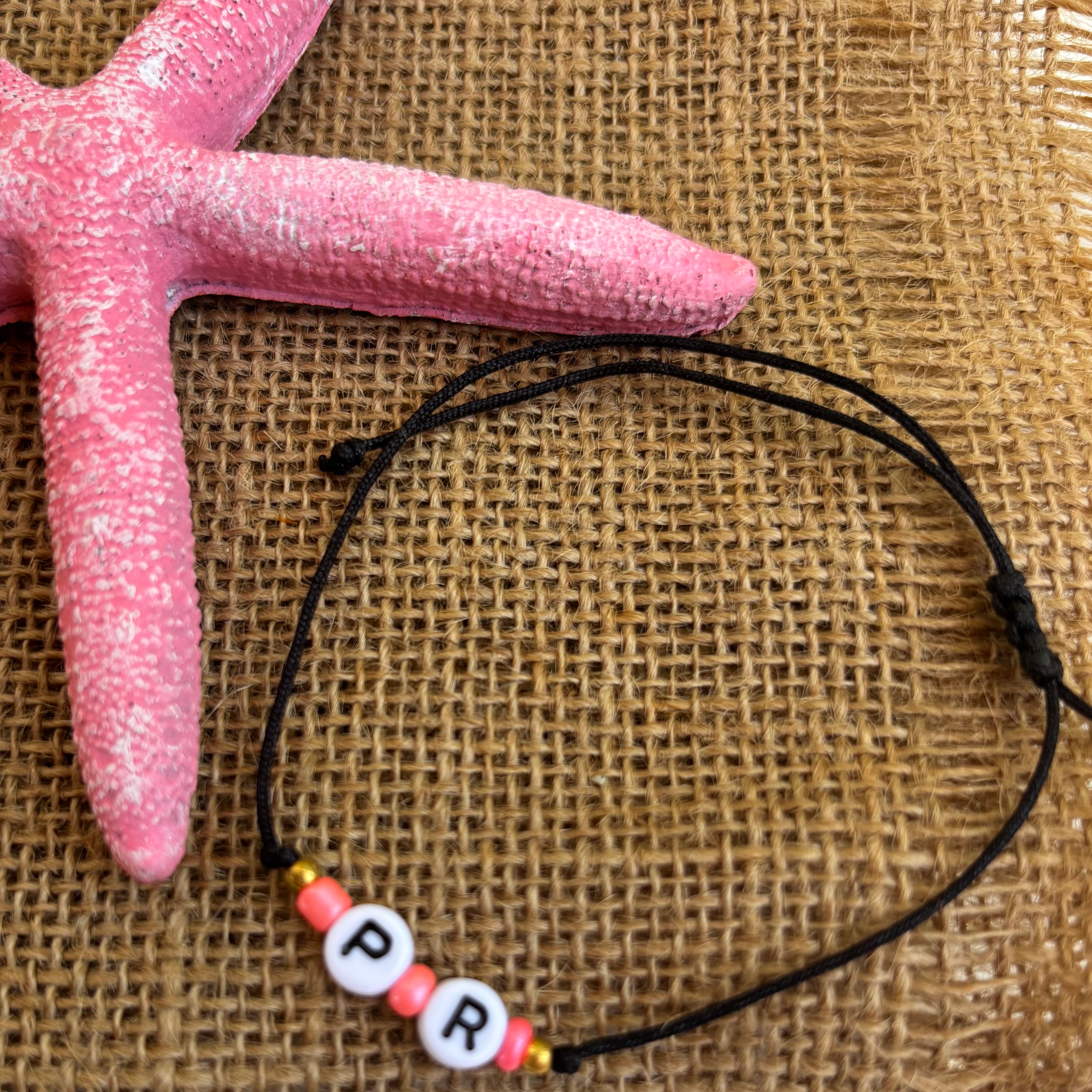 Puerto Rico Initials Bracelet