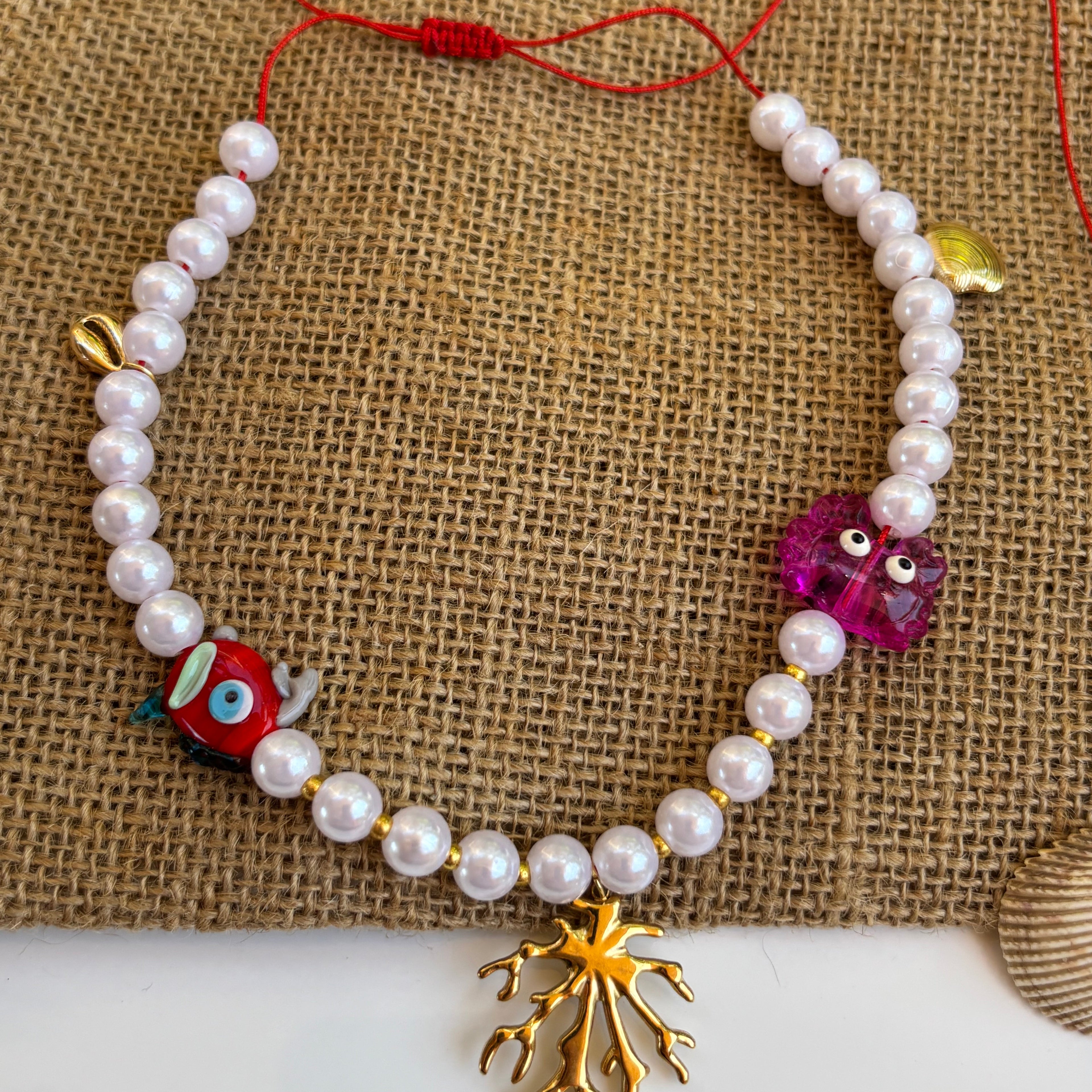 Mar de Perlas Adjustable Necklace