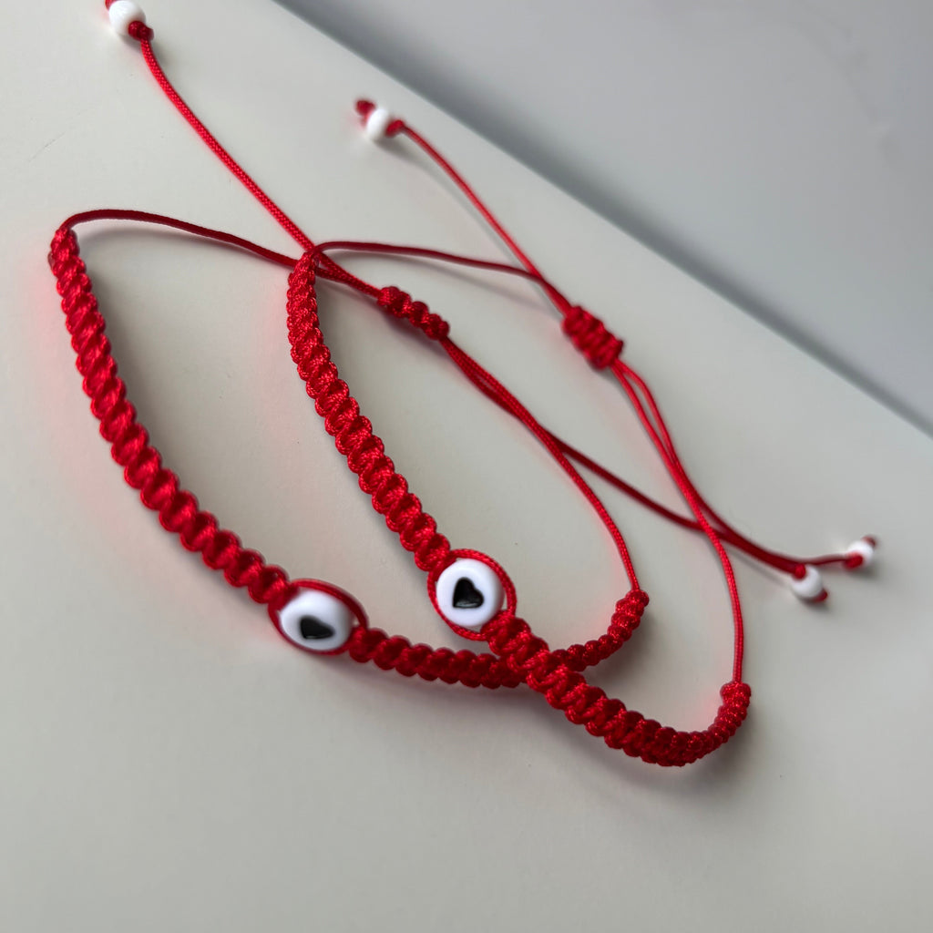 Set: Corazón Protector Macramé Bracelets